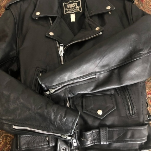 first leather motorcycle jacket